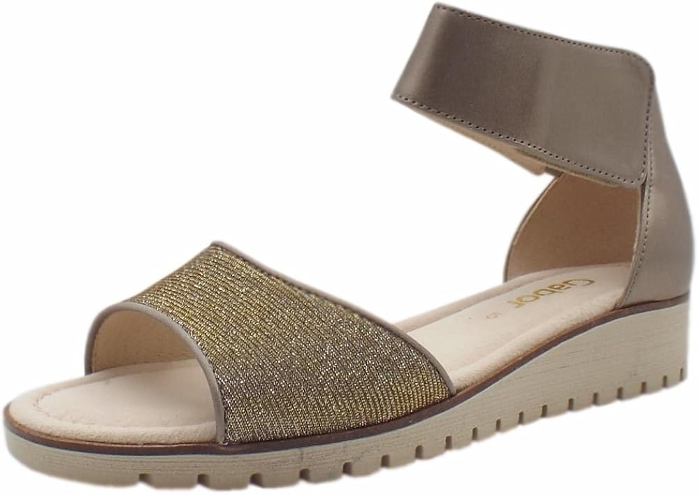 gabor lanzarote sandals antique silver