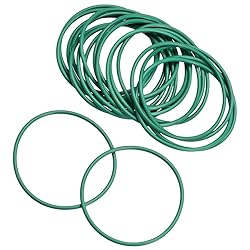 uxcell Fluorine Rubber O-Rings, 38mm OD 35mm ID