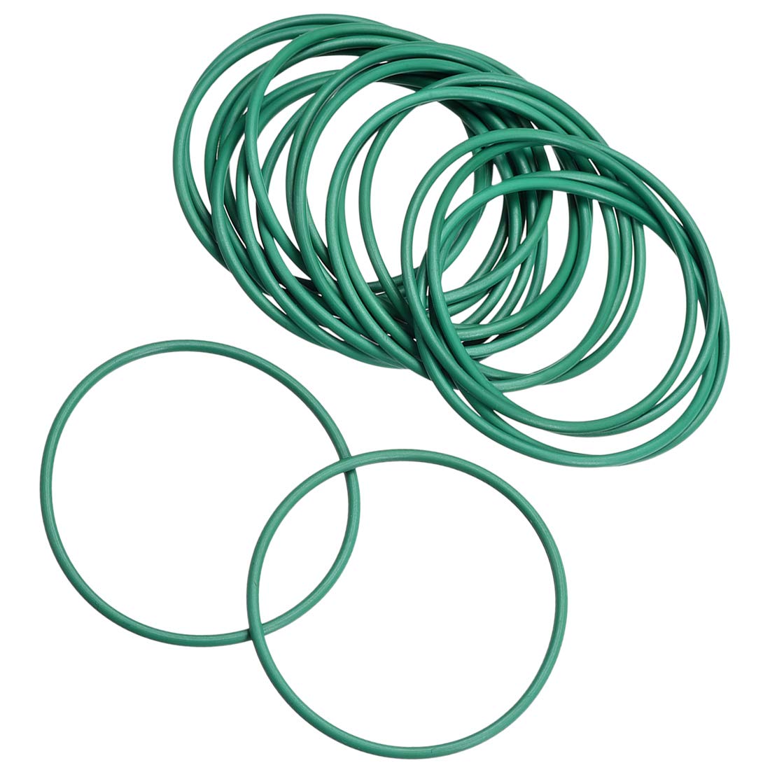 uxcell Fluorine Rubber O-Rings, 38mm OD 35mm ID
