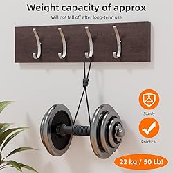 KYOEON Coat Hooks Wall Mounted, 8Packs