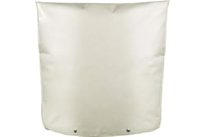 RZMAYIS Backflow Preventers Protection 30”W x 26”H Backflow Winter Cover Pouch for Winter Pipe Freeze Protection,Water Sprinkler Valve Box and Controller (30Wx26H, White)