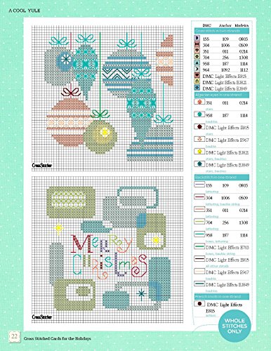 image for Cross Stitched Cards for the Holidays: Simply Stylish Cards and Tags f