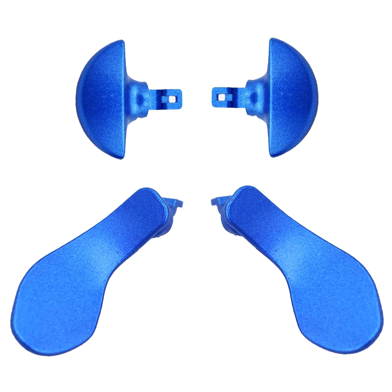 4 Pcs Metal Back Paddles for PS5 Edge Controller, Replacement Paddles for PS5 Edge Controller Rear Grip Parts,Interchangeable Metal Rear Button for PS5 DualSense Edge Controller(Blue) [video game]