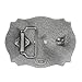 Initial Letters Western Style Cowboy Rodeo Gold/Silver Large Belt Buckle