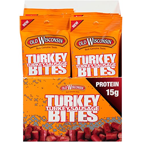 Old Wisconsin Snack Bites Caddie, Turkey, 2 Ounce Pouches, 10 Count
