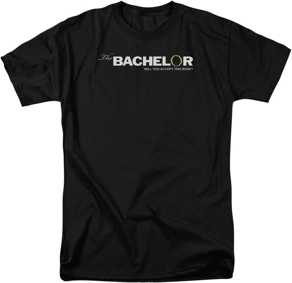 The Bachelor Reality Dating TV Show Abc Accept the Rose Logo Adult Mens T-Shirt