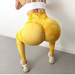 JGS1996 Tie Dye Leggings for Women Tummy Control