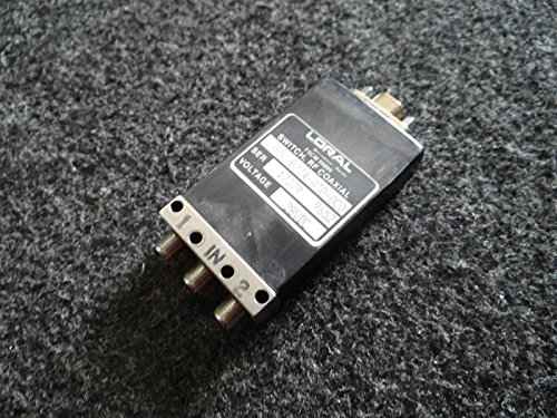 Loral Microwave Coaxial RF Switch Aircraft 020-B234-A3D-0C0 28VDC