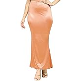 Chandrakala Satin Saree Shapewear for Women Seamless Stretchable Mermaid Sari Shaper Petticoat Girls (S118-P)