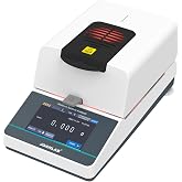 JOANLAB MBA1103 Laboratory Moisture Analyzer 0.01% Readability | 110gx0.001g, HBM Sensors, Feed Grain Moisture Tester with Halogen Heating,3 Drying Modes, Touch Screen, RS232 Ports