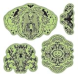 Inkadinkado Stamping Gear Cling Stamps, Halloween Lace