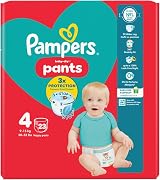 Pampers Baby-Dry Nappy Pants Size 4 9-15kg 23 Count White