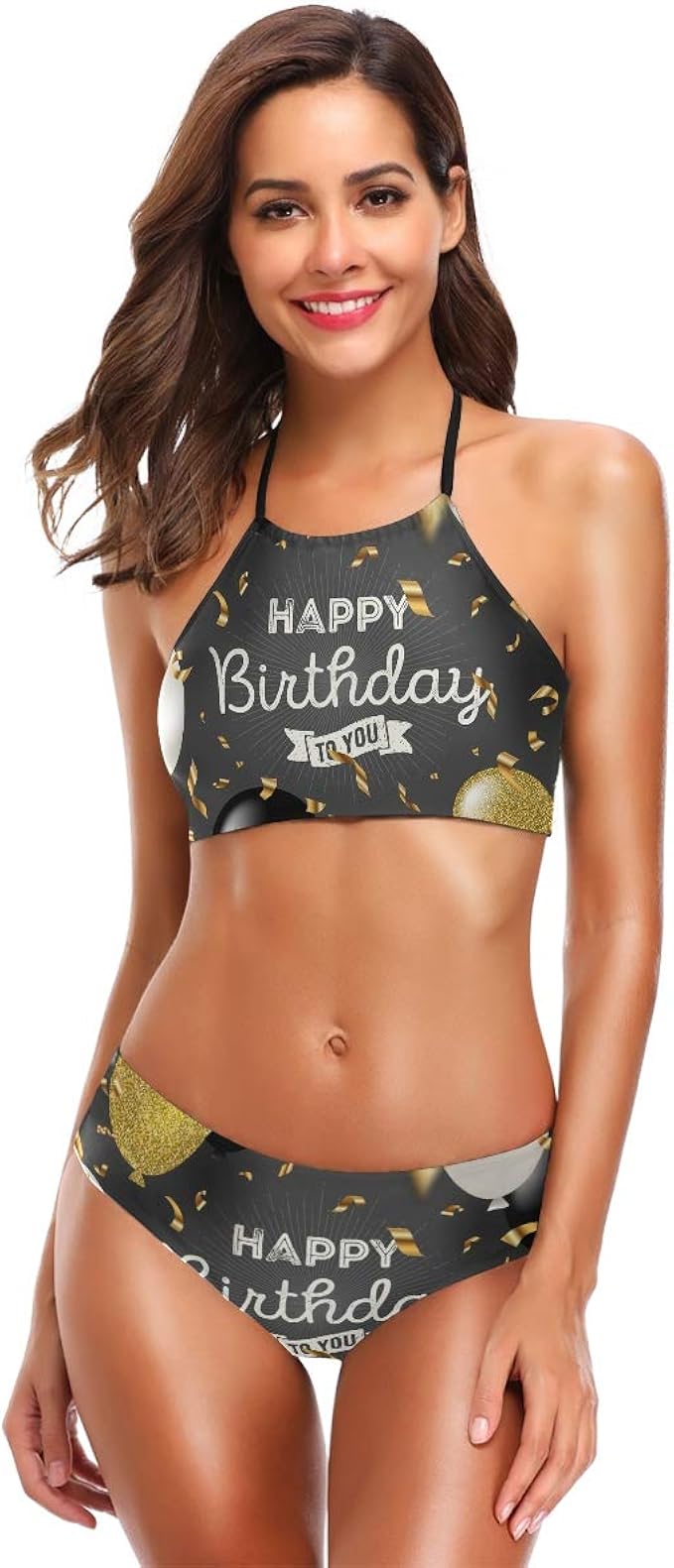 happy birthday swimsuit