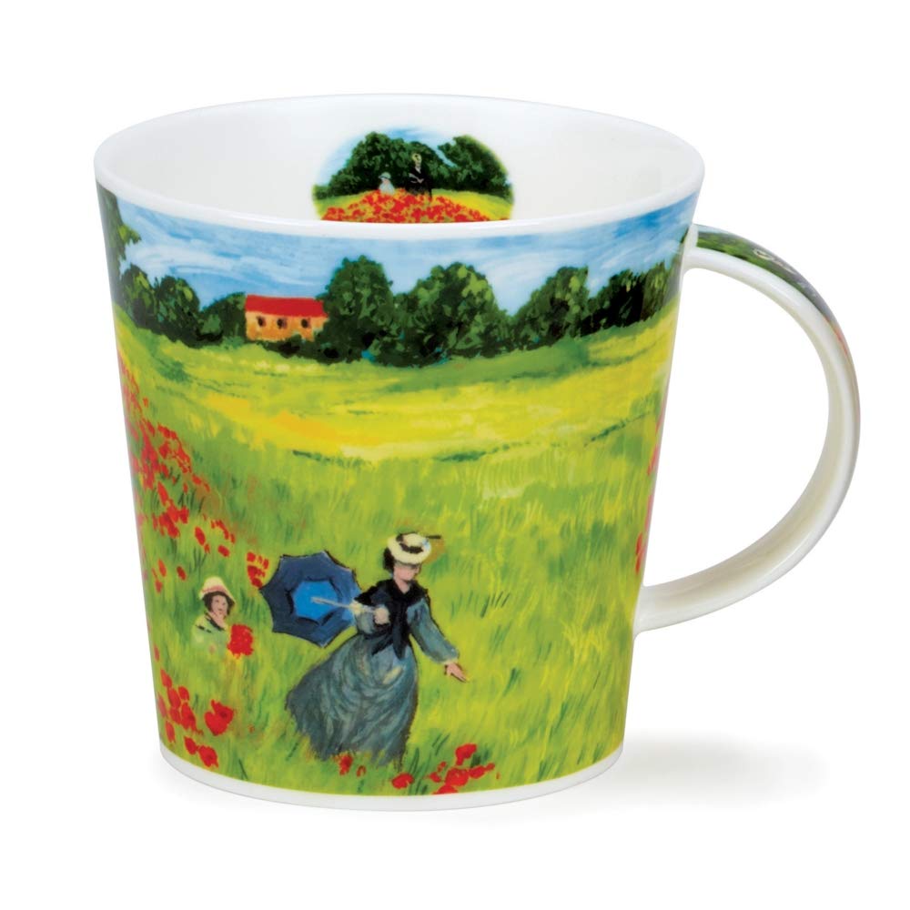CA-GIVE-PO Giverny Poppyfield Monet Inspired Bone China Mug - Cairngorm Shape 0.48l