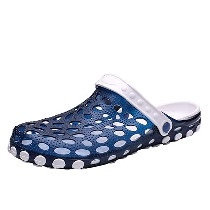 Kaister Unisex-Erwachsene U Clogs Sommer Freizeit Wohnungen Strand Schuhe Meer rutschfeste atmungsaktive Loch Schuh Hausschuh