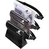 Waterproof Phone Pouch with Waist Strap 3 Pack, Waterproof Fanny Pack Bag iPhone Floating Women Men for swimming, Beach Essen