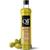 Oli by Nutrioli Organic Extra Virgin Olive Oil, Cold-Pressed Authentic Blend of 3 Organic Certified Spanish Olive Varieties, Glass Bottle, 16.9 Fl Oz