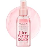 The Face Shop Rice Water Ready Glowy Essence Jelly Mist, 3.72 fl. oz. | Hydrating Face Mist, Skin Prep for Makeup with Peptides, Boosts Radiance, for Glass Skin