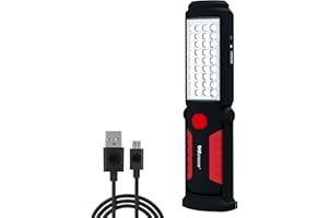 Wolfteeth LED Work Light, Rechargeable Magnetic Flashlights for Mechanics, 360° Rotate Underhood Light, Mens Tools for Fall Autumn Outdoor Camping Hiking Christmas Gift