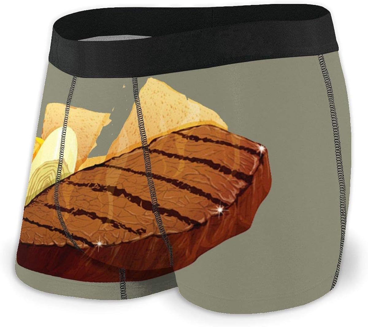 Hot Dog Beef Mens Boxer Briefs Soft Breathable Underwear Amazon.co.uk