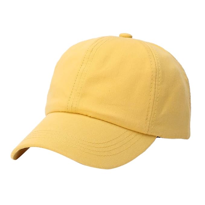 EUCoo Unisex Baseballkappe Sommer Outdoor Einfach Vielseitig Baumwolle Hochwertige Einfarbig Verstellbare Kappe Sportkappe