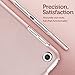 ESR iPad 9.7 Zoll 2018/2017 Hülle, [Rubberized/Gummiert] PU Ledertasche Auto Aufwachen/Schlaf Funktion Schutzhülle mit Gummi-Spray für iPad 9.7 2018/2017 (Roségold)