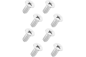SCUARI 8PCS Automobile Brake Disc Screws,Rotor Screws,Car Accessories,Front Disc Brake Caliper Bolt,Stainless Steel Retaining Bolt for Front and Rear,Replaces Part Number 93600-06014-0H(8PCS)