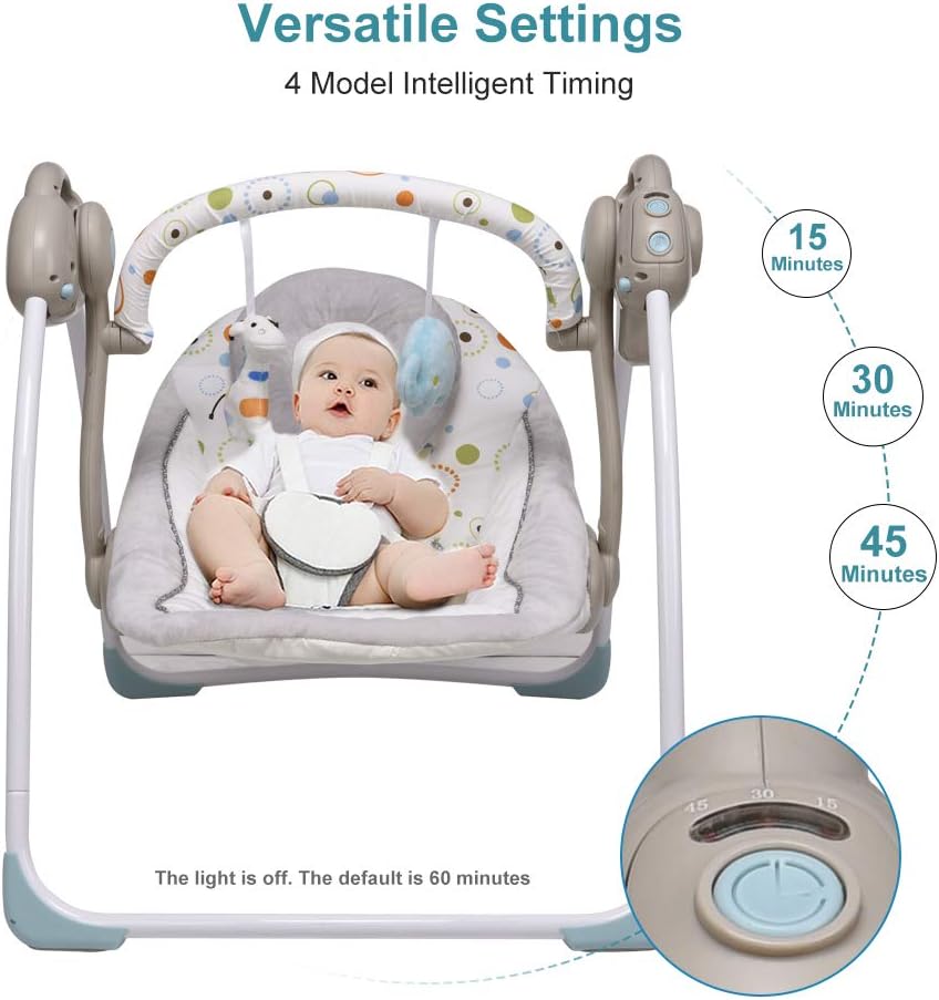 soothing portable swing