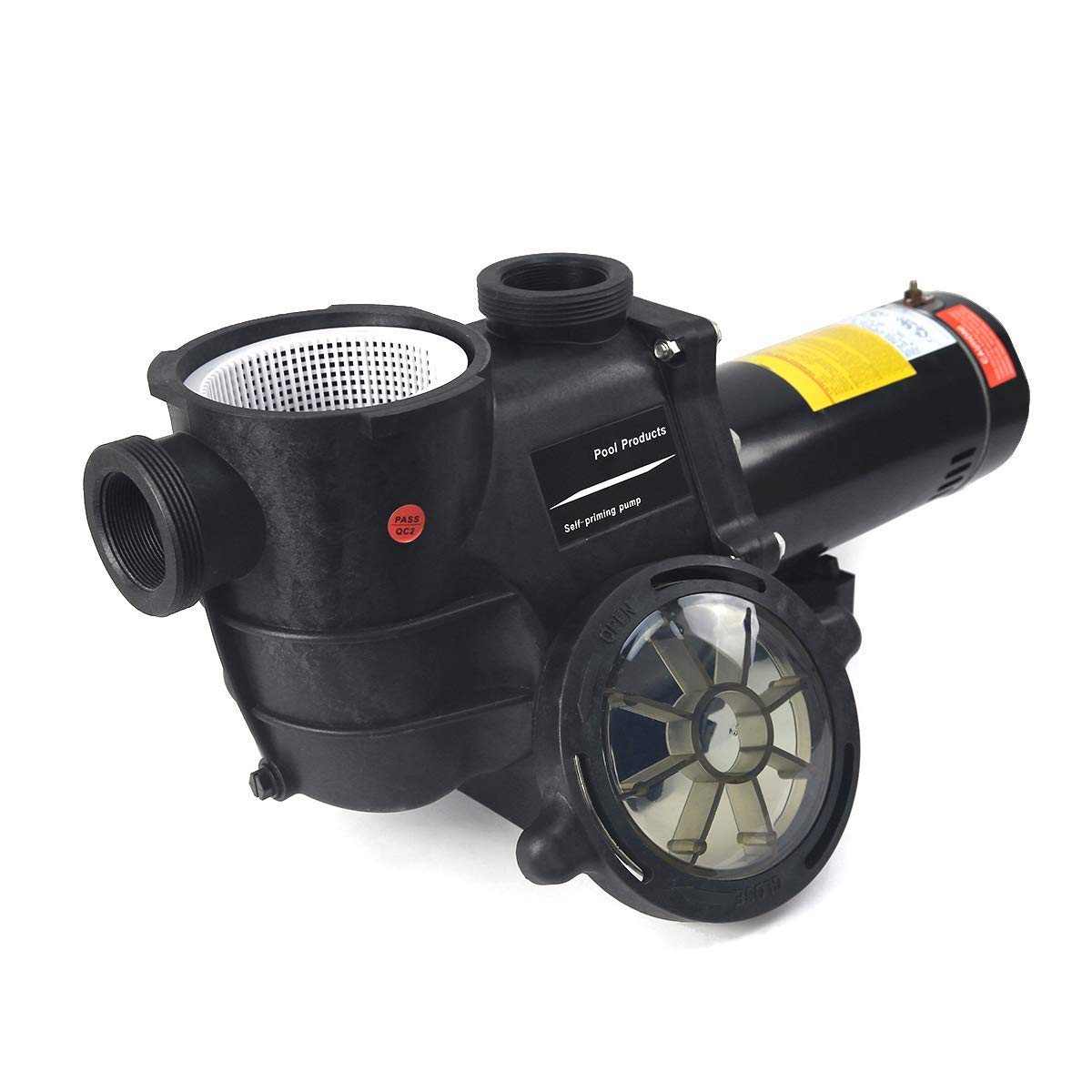 2HP Ingound Pool Pump 230V Dual Speed, Black, Model 75035 on Galleon