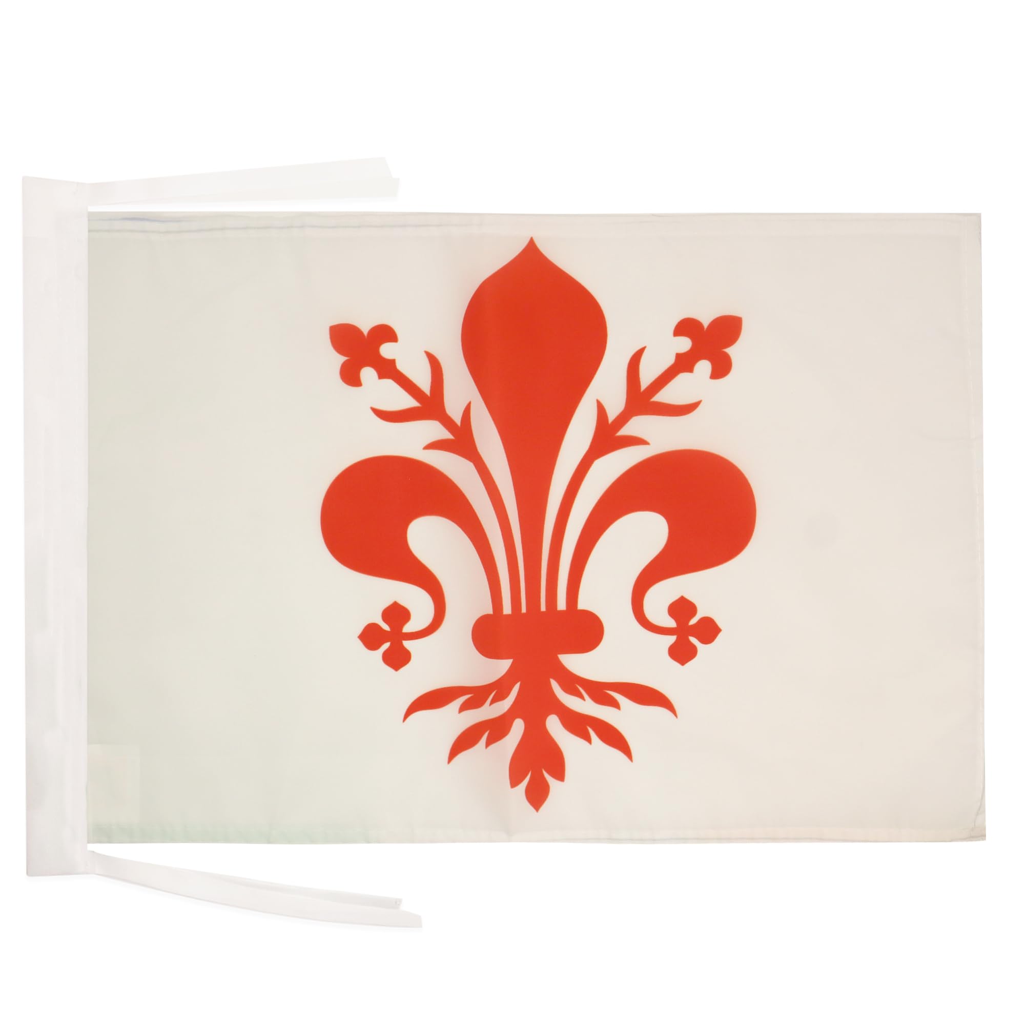 AZ FLAG - Florence Flag - 18'' x 12'' - 100% Polyester Firenze in Tuscany Small Banner with Two Cords - Fade Resistant - Vivid Colors - 18x12 in - 45x30 Cm — image 1