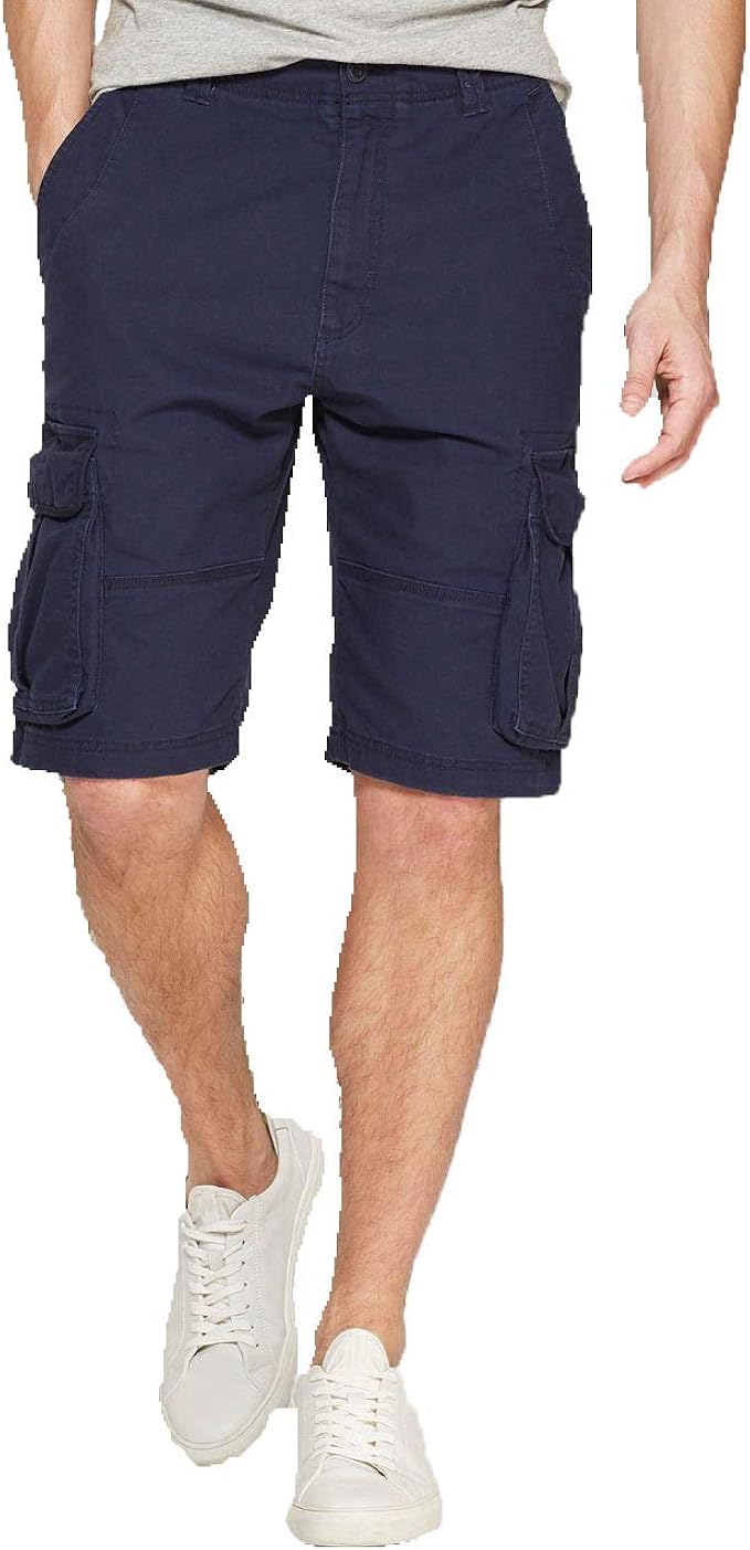 men's flex waist cargo shorts