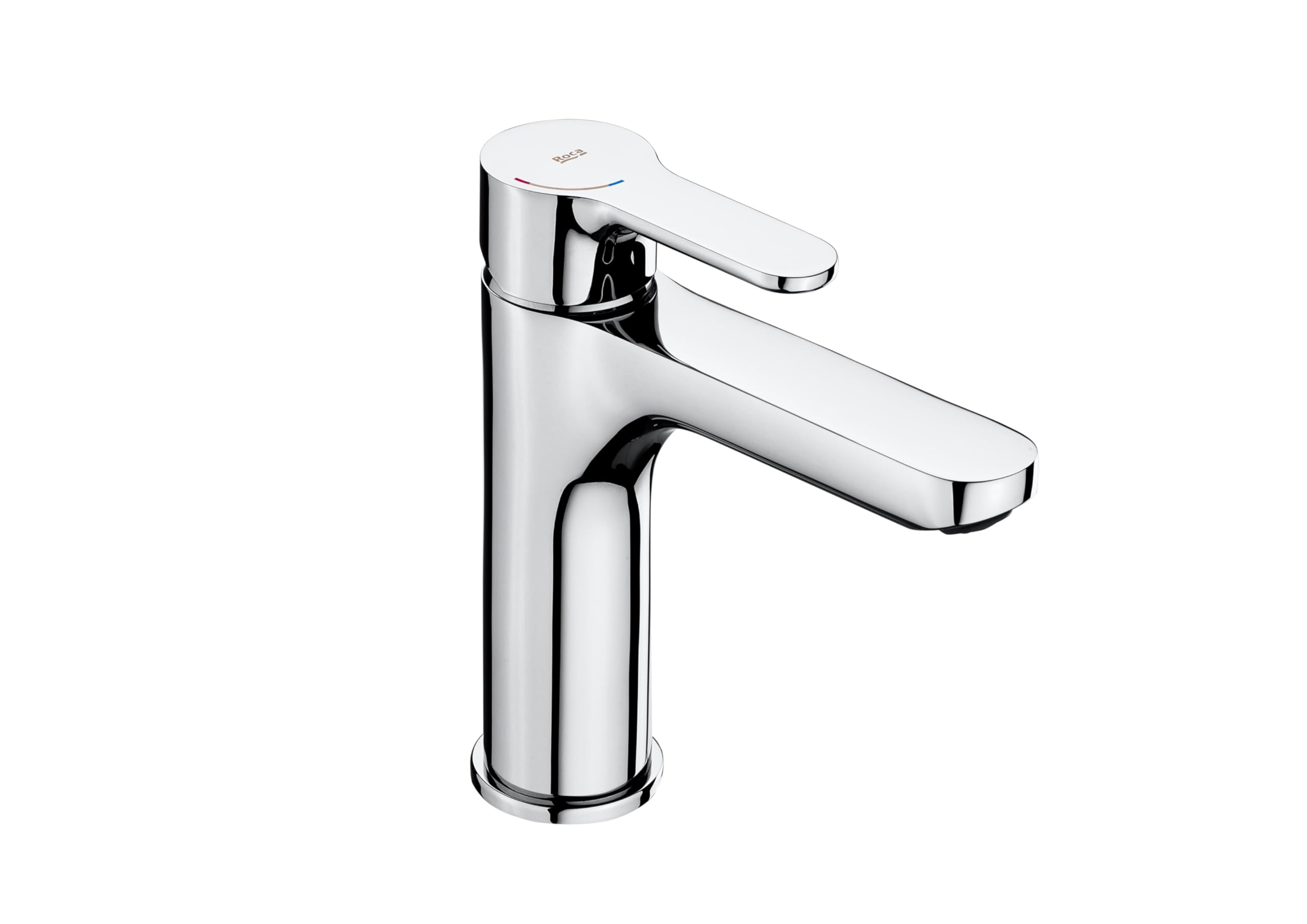 Roca L20 - Mezzo spout Sink tap with a Smooth Body, L20, Chrome.Hydrosanitiser Mixer tap.Reference:A5A3I09C00.