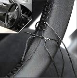 AUTOXBERT 38cm 15 Inch Steering Wheel Cover Ultrafine Fiber Leather Non Slip view 1