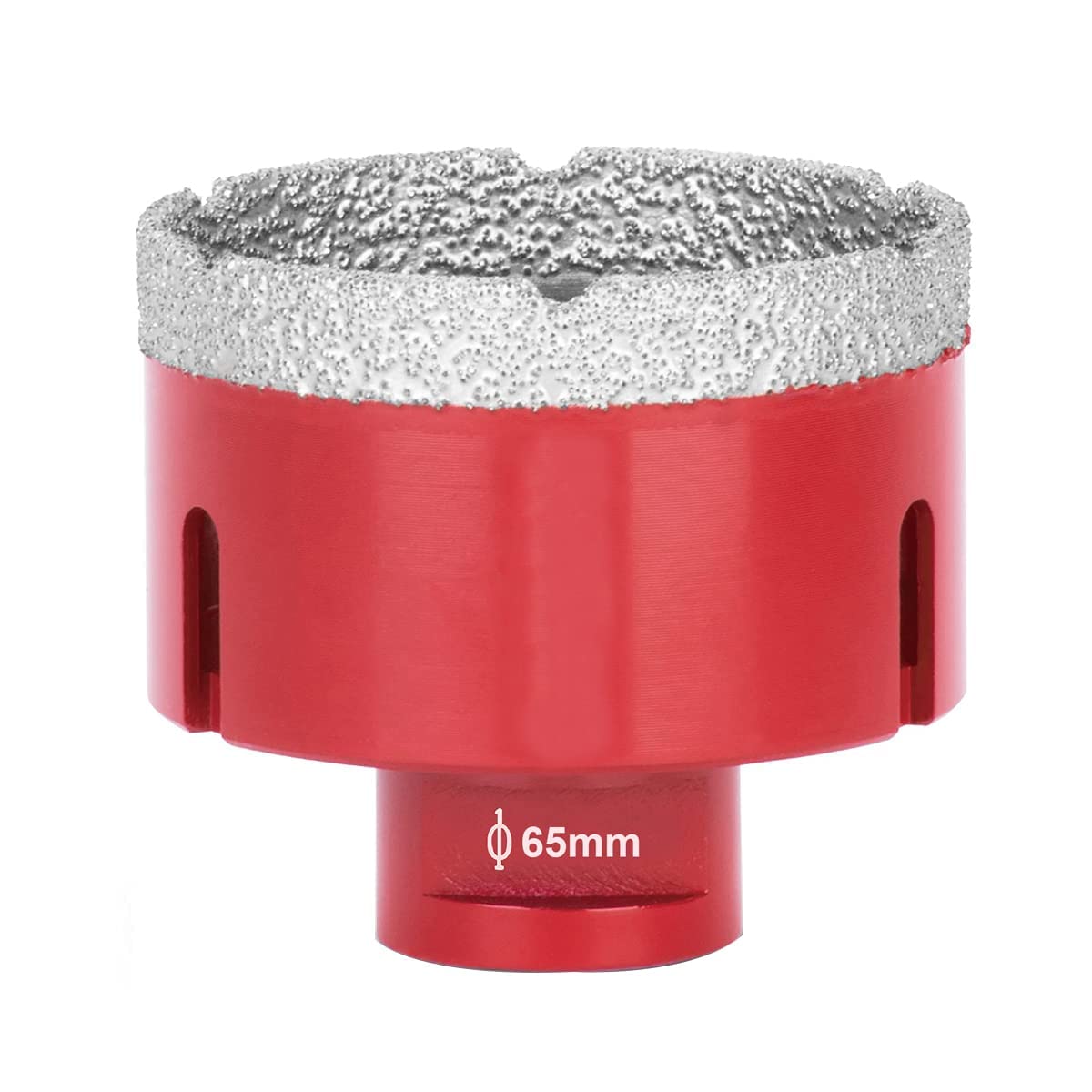1PC Diamond Drill Bit,Dry Diamond Drill Core Bit Diameter 65mm Angle Grinder Hole Saw Opener M14 Connection Vacuum Brazed Drilling Tile Porcelain Granite Marble