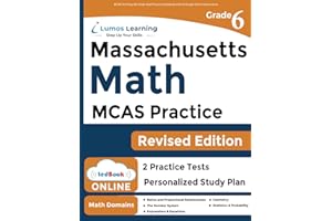 MCAS Test Prep: 6th Grade Math Practice Workbook and Full-length Online Assessments: Next Generation Massachusetts Comprehensive Assessment System Study Guide