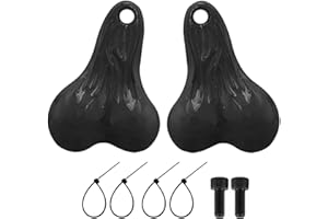 WOAEIUOS Hanging Truck Balls Nuts for TRX4M SCX24 FX24 1/18 RC Cars (Black)