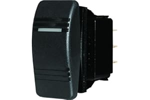 Blue Sea Systems Water Resistant Black & Gray Contoura III Switches