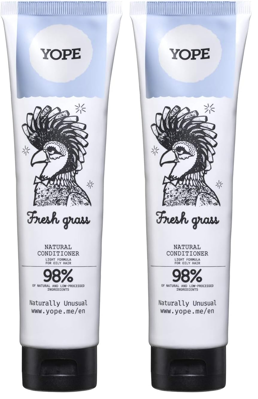 YOPE Hair Conditioner Fresh Grass 170ml (Pack of 2)