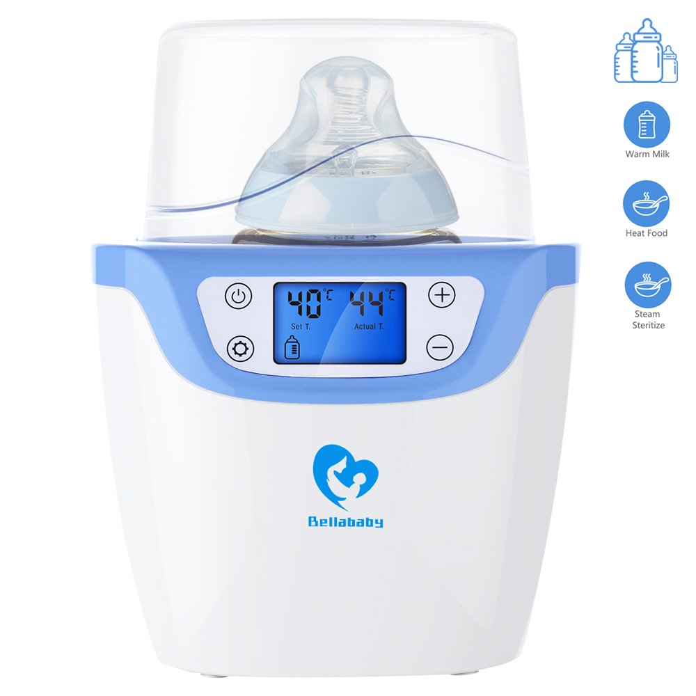 Bellababy 3 in 1 Intelligent Bottle Warmer & Egg Cooker with Touch Panel LED Display Fast Heating