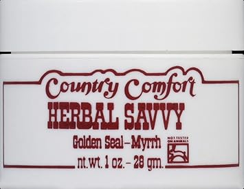 Amazon Com Herbal Savvy Salve Goldenseal Myrrh 1 Oz Multi