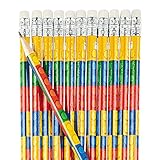 Fun Express Colored Block Brick Party Favor Pencils - 24 Piece Pack