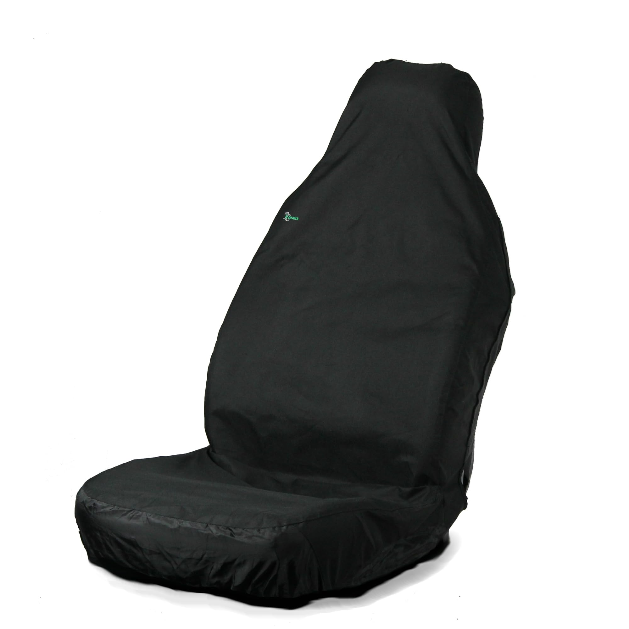 TOWN & COUNTRY COVERS | 3D Universal Car Seat Cover, Front Seat Cover, Heavy Duty, Waterproof, Van Seat Covers, Designed in the UK, Car Seat Covers, Oil & Mud Resistant, Black