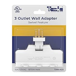 Tania Wiring Devices UL Listed 3-Outlet Grounded