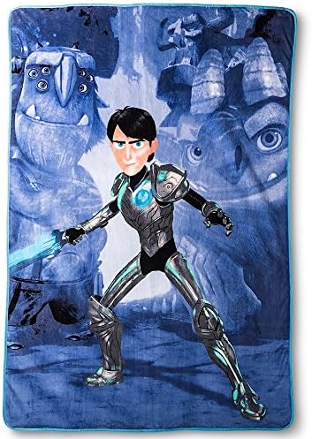 Trollhunters Kids Twin Bedding Plush Blanket