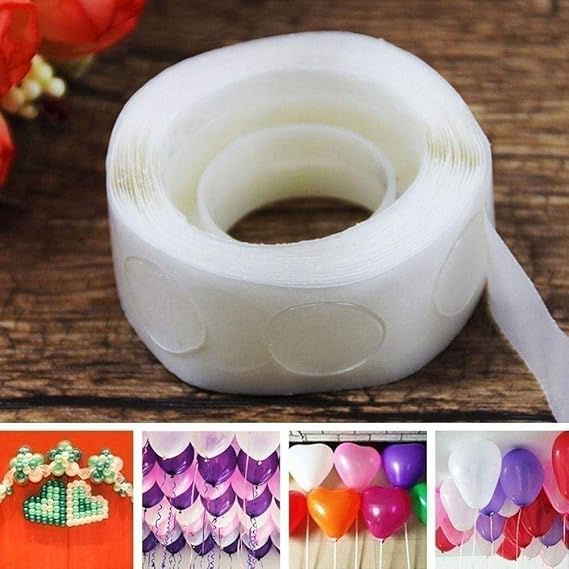 GS 200PCS (2 Rolls) Double Sided Balloon Glue Dots Sticker Adhesive
