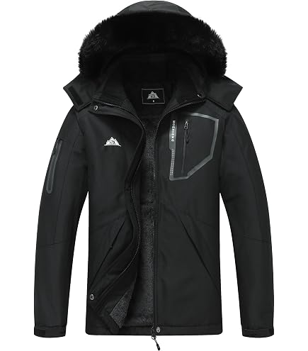 Amazon.com: MOERDENG Women's Waterproof Winter Coat Softshell