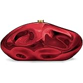 Acrylic Clutch Purse for Women Evening Bag, Irregular Shell Acrylic Purse Box Clutch with Chain for Party Wedding Prom