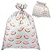 Juvale 6 Pack Large Jumbo Plastic Gift Bags for Donut Grow Up Birthday Party Supplies (36 x 48 In)