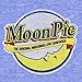 Tee Luv MoonPie T-Shirt - The Original Marshmallow Sandwich Logo Shirt (X-Large) Royal Snow Heather