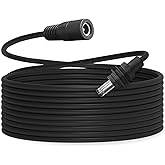 DC5521 Power Extension Cable for Starlink Mini,10FT 25FT 50FT 16AWG DC 5.5mm*2.1mm Cord for Starklink Mini Work with 20V/65W+ PD Source (10FT Female to Male)